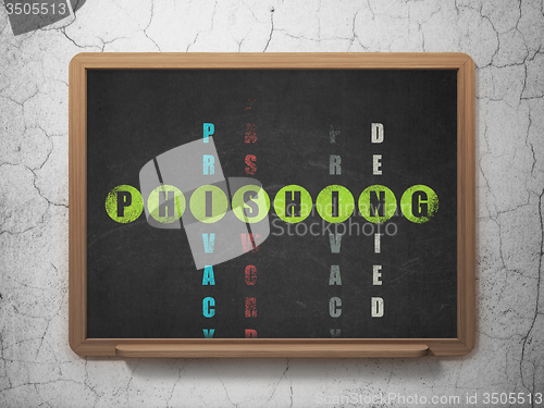 Image of Privacy concept: Phishing in Crossword Puzzle