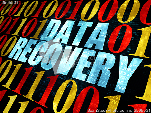 Image of Information concept: Data Recovery on Digital background