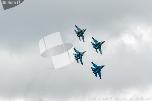 Image of Military air fighters Su-27