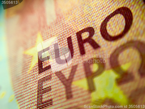 Image of Detail of a 10€ euro banknote