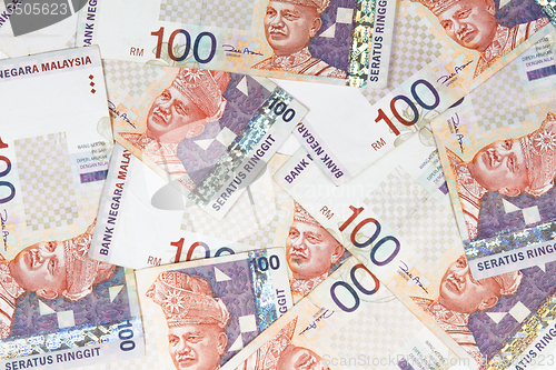 Image of Malaysia Currency in white background