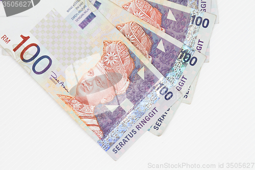 Image of Malaysia Currency in white background