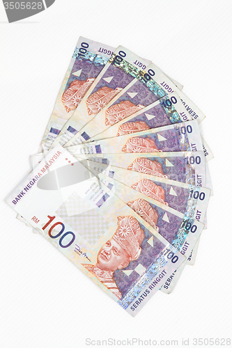 Image of Malaysia Currency in white background