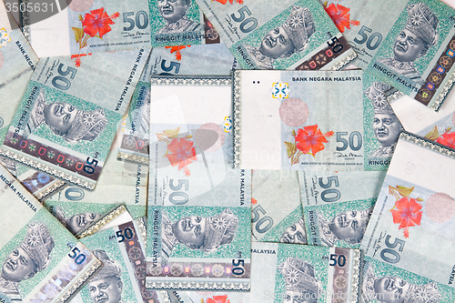 Image of Malaysia Currency in white background