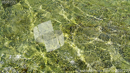 Image of Transparent sea water