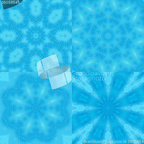 Image of Abstract blue patterns