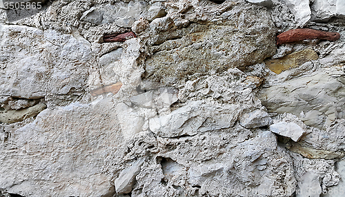 Image of Texture of ancient stone wall