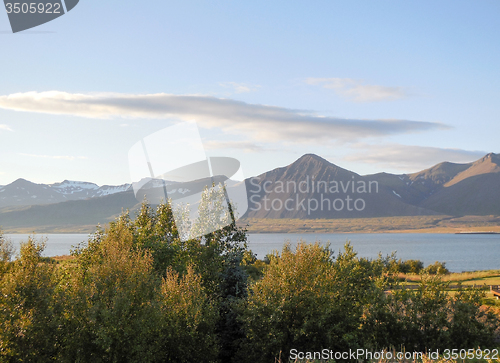 Image of natural scenery in Iceland