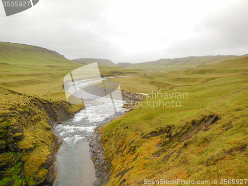 Image of natural scenery in Iceland