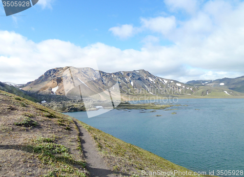 Image of natural scenery in Iceland