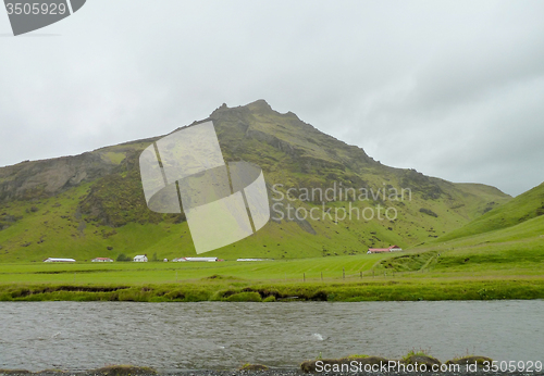 Image of natural scenery in Iceland