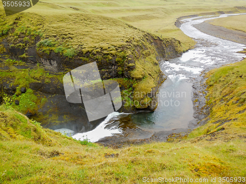 Image of natural scenery in Iceland