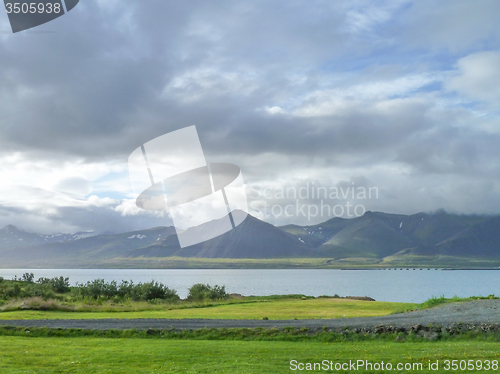 Image of natural scenery in Iceland