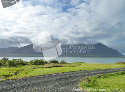 Image of natural scenery in Iceland