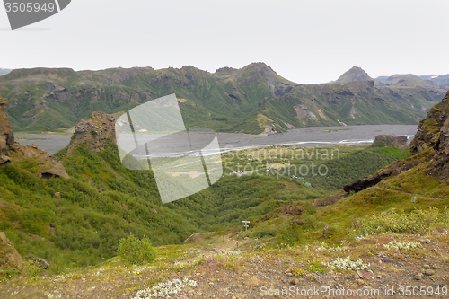 Image of natural scenery in Iceland