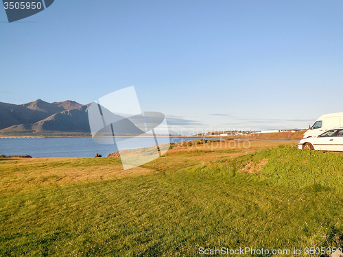 Image of natural scenery in Iceland