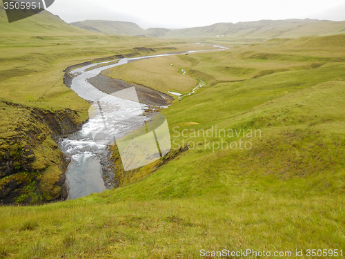 Image of natural scenery in Iceland