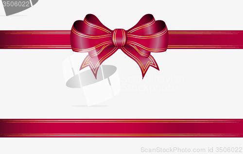 Image of red ribbon and bow