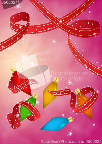 Image of christmas celebration card