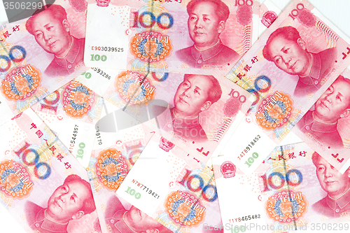 Image of China Currency in white background