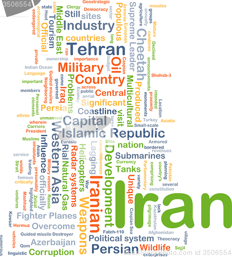 Image of Iran background concept