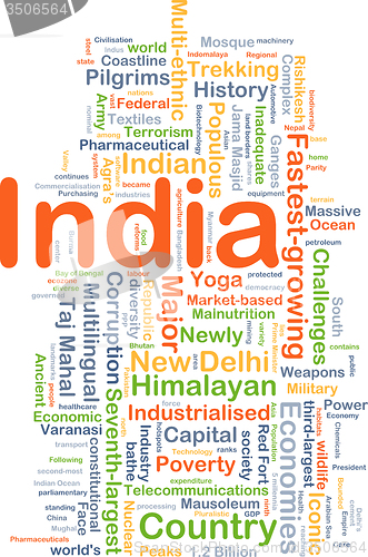Image of India background concept