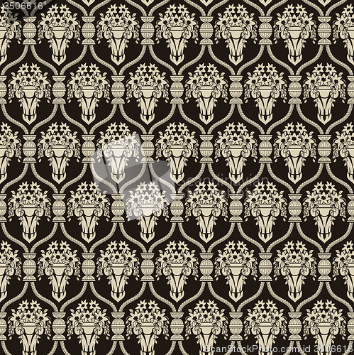 Image of Damask Seamless Pattern