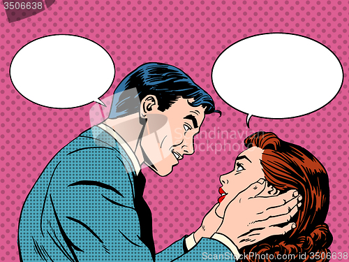 Image of Couple love dialogue