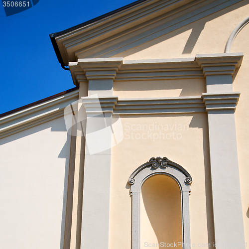 Image of beautiful old architecture in italy europe milan religion and su