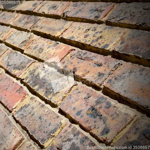 Image of in london   the    abstract    texture of a ancien wall and ruin