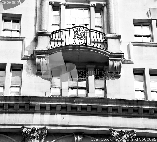 Image of old architecture in england london europe wall and history