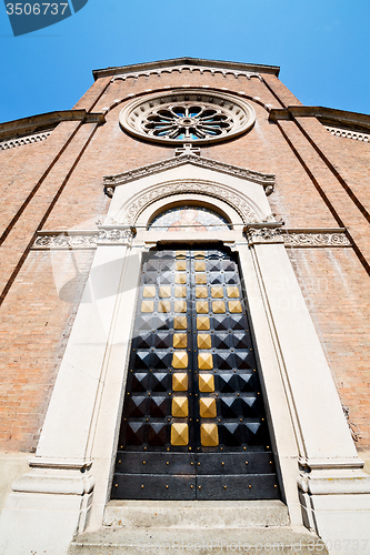 Image of beautiful  in italy europe milan religion    and sunlight