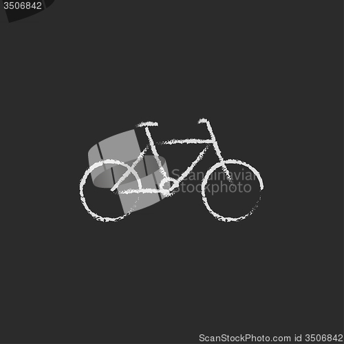 Image of Bicycle icon drawn in chalk.