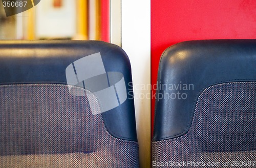 Image of Train Seat Abstract