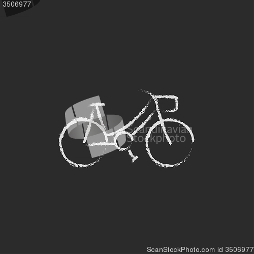 Image of Bicycle icon drawn in chalk.