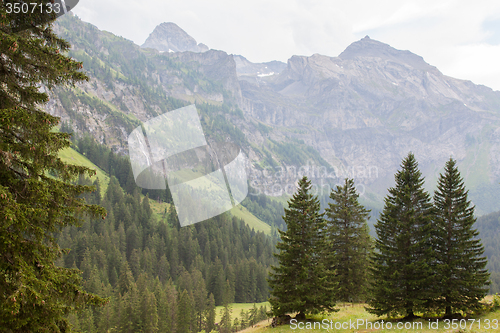 Image of Typical view of the Swiss alps