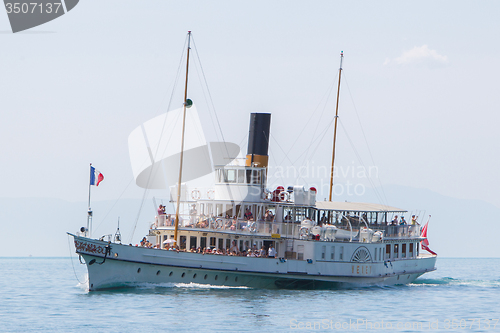 Image of Swiss excursion boat sailing