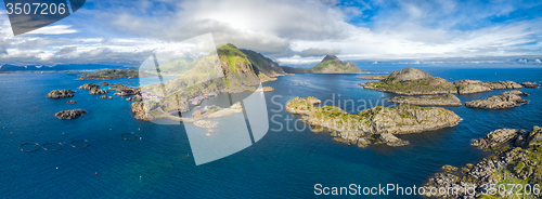 Image of Panorama of Mortsund on Lofoten
