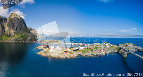 Image of Lofoten aerial view