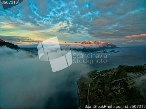 Image of On Lofoten above clouds