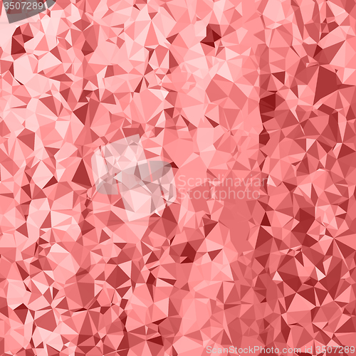 Image of Abstract Red Polygonal Background