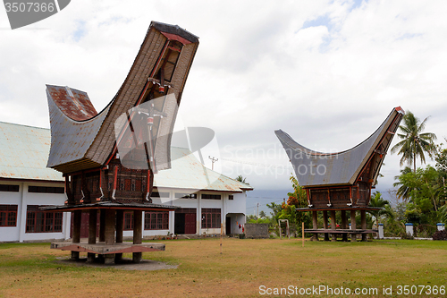 Image of Toraja ethnic architecture, Bitung City