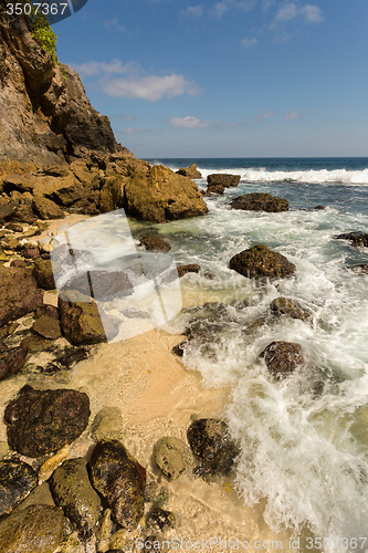 Image of coastline at Nusa Penida island