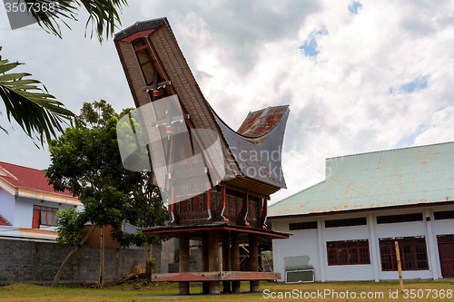 Image of Toraja ethnic architecture, Bitung City
