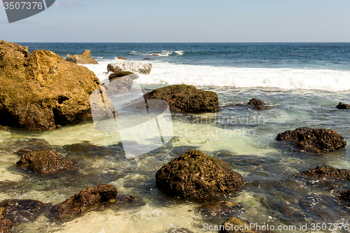 Image of coastline at Nusa Penida island