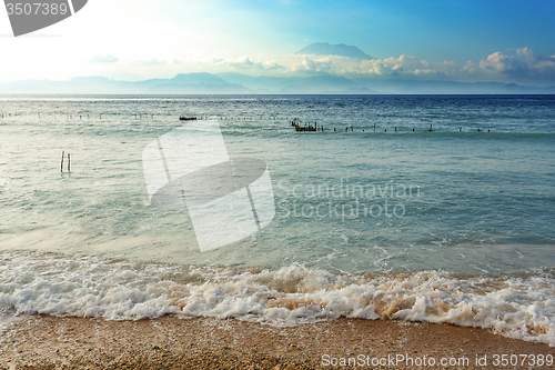 Image of dream beach, Bali Indonesia, Nusa Penida island