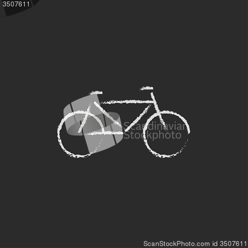 Image of Bicycle icon drawn in chalk.