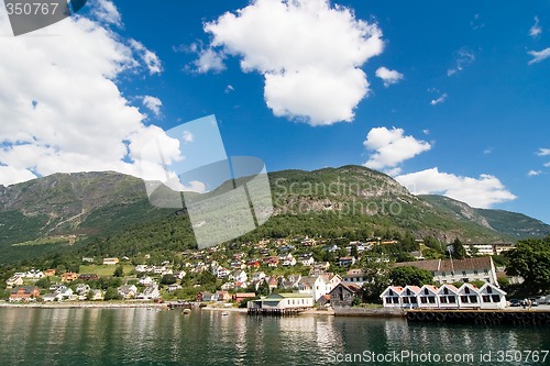 Image of Mountain Village in a Fjord