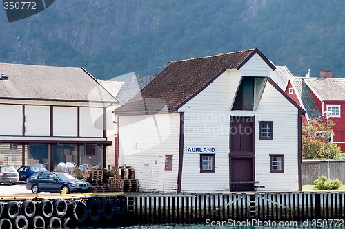 Image of Mountain Village in a Fjord