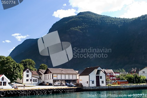 Image of Mountain Village in a Fjord